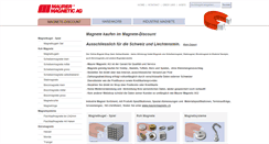Desktop Screenshot of magnete-discount.ch